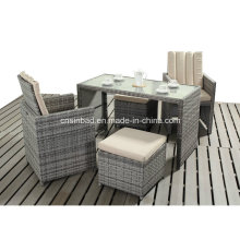 Rattan Dining Set for Outdoor with Aluminum / SGS (417-1)